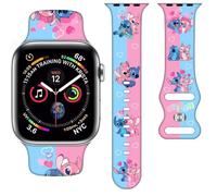 Cute Cartoon Band for Apple Watch 38mm/40mm, Replacement for Series 10 9 8 7 6 5 4 3 SE2, Silicone Band for Women & Men