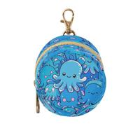 Cute Cartoon Blue octopodes Baby Boy Pacifier Storage Case Portable Coin Purse Wallet Bag, Baby Items Storage Container contenedor para chupones de Bebes