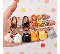 Cute Cartoon Cat Key Ring Pendant, Cute Kitten Charm Keychain for Keys, Backpack, Handbag Accessory Gifts for Women Men