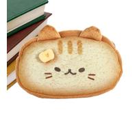 Cute Cartoon Cat Pencil Case, Plush Cat Makeup Bag Coin Storage Pouch, 19x13cm, PP Cotton Short Plush. Multi Functional for Stationery/Cosmetics, for Desk, Dressing Table, Travel
