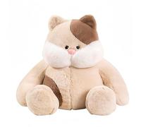 Cute Cartoon Cat Plush Toy | Stuffed Animal Doll with Round Cheeks | Soft Plush Kitty Figure | 31cm Cuddly Companion for Kids and Cozy Home Décor