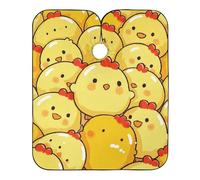 Cute Cartoon Chicken Barber Cape Kids with Adjustable Snap Closure, Essentials Capes for Adults Waterproof capa para Corte de Cabello 65" x 55"