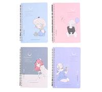 Cute Cartoon Coil Students Thickened Horizontal Diary-Simple