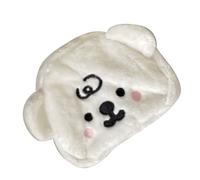 Cute Cartoon Coin Purse, Soft Plush Animal Coin Purse for Teen Girls, Portable Wallets Key Pouches for Women Backpack Decoration (White Bear)