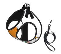 Cute Cartoon Corgi Christmas,Pet Harness,Adjustable Reflective Dog Harness,Pet Leash Vest,L