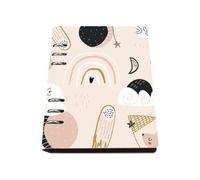 Cute Cartoon Creature A5 Notebook, Pu Leather Notebooks A5, Lined Paper Student Notebook 180Pages/90Sheets, Exercise Books for Women, Exercise Book for Study, Office Paper Products Women Man