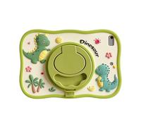 Cute cartoon dinosaur silicone tablet case, compatible with iPad 2024/2025 Mini6/Mini7(For iPad Air1(9.7"))