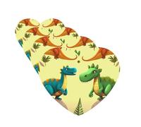 Cute cartoon dinosaurs Car Air Freshener Cards for Women Men 4 Pack Cute Car Accessories Long Lasting Scent Car Diffuser Hanging Auto Aromatherapy Tablets Car Fresheners Gifts