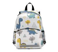 Cute Cartoon Dinosaurs Trees Backpack for Toddler Boys Girls, Small Travel Back Pack Kids School Backpacks 3-6 Years, Medium