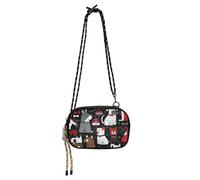 Cute Cartoon Dogs Christmas Side Purse Crossbody for Mens Trendy with Credit Card Slots Women's Shoulder Handbags Take a walk bolso manos libres para mujer
