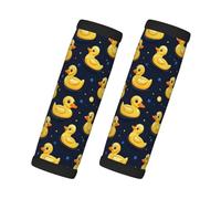 Cute Cartoon Duck Print Luggage Handle Wraps for Suitcase, Soft Travel Luggage Handle Cover Tags Identifiers for Suitcases