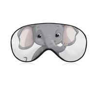 Cute Cartoon Elephant Sleep Mask Eye Masks for Sleep Sleeping Mask Sleep Masks for Women Men Sleep Mask Blackout Adjustable Sleep Mask Travel Eye Mask Side Sleeper Eye Mask
