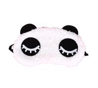 Cute Cartoon Face White Panda Eye Mask Eyeshade Shading Sleep Cotton Goggles Eye Mask Sleep Mask Eye Cover Health Care 3 Styles(LY,2PCS)