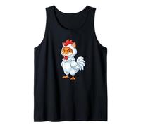 Cute Cartoon Fox in Chicken Costume Fun Tank Top