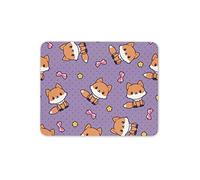 Cute Cartoon Foxes Mouse Mat Pad - Fox Ginger Girls Animal Computer #15269