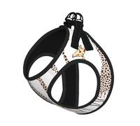 Cute Cartoon Funny Giraffes Print Harness Leash Set For Cats And Dogs, Reflective Adjustable, Soft Breathable Mesh Vest With Escape-Proof Lead, For Small Pets And Kitten Puppies