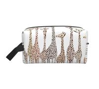 Cute Cartoon Funny Giraffes Print Storage Bag â€“ Stylish Toiletry & Travel Cosmetic Bags, Packing Accessory for Trip, Gym Use
