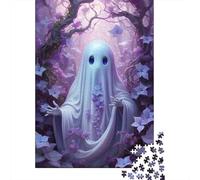Cute Cartoon Ghost 1000 Pieces Of Jigsaw Puzzle For Adults Puzzle Puzzle Sets For Family Educational Game Jigsaws 38x26cm/1000pcs