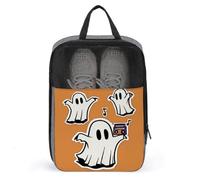 Cute Cartoon Ghosts Dancing Minimal Shoe Bag for Travel Daily Use Anti-dust Storage Carrier Golf Shoe Pouch