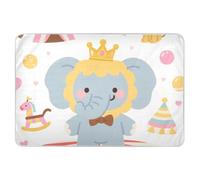 Cute Cartoon Grey Circus Elephants Extra Large Resuable Changing Pad Covers Highly Absorbent Sheet Cover Underpads Leakproof Quick Drying Diaper Pads for Children Adults Pets, 52" L x 34" W