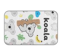 Cute Cartoon Grey Koala Summer cooling blankets for large dogs Self Cooling 38" x 23" pet mat for puppy sleeping washable esterilla refrescante para perros M
