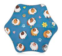 Cute Cartoon Guinea Pigs Floral Girls Umbrella Kids Strong Uv Protection Sun Umbrellas Upf 50 Black Rainbow Boy Umbrellas for Rain Stick