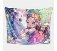 Cute cartoon horse blanket made of super soft wool, suitable for boys, girls, children, teenagers and adults as a gift for the sofa. (03,60 * 80in)
