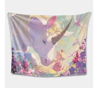Cute cartoon horse blanket made of super soft wool, suitable for boys, girls, children, teenagers and adults as a gift for the sofa. (05,40 * 55in)