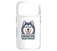 Cute Cartoon Husky: Born For The Cold Case for iPhone 17 Pro