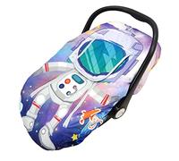Cute Cartoon Infant Car Seat Covers, Soft Warm Breathable and Windproof Canopy for Baby Car Seat (Cute Astronaut)