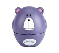 Cute Cartoon Kitchen Timer Mechanical 55 Minutes Cooking SuppliesLovely Student Homework Plastic Timer (Purple Bear)