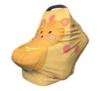 cute cartoon kitten Versatile full-print Stroller Chair Cover/Nursing Cover, specially designed for your baby