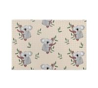 Cute Cartoon Koala Bears Pattern, 1000 Pieces Jigsaw Puzzles, Wooden Jigsaw Family Game Wall Decor for Adults Teens