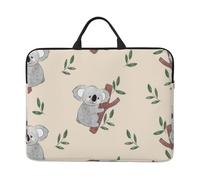 Cute Cartoon Koala Bears Pattern, 14 Inch Laptop Sleeve, Notebook Bag Laptop Case Sleeve Briefcase with Handle