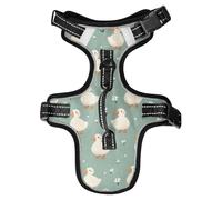 Cute Cartoon Magic Mallard Duck Reflective Dog Vests for Doberman Training Waterproof Dog Vest for Walking Chaleco para perro