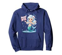Cute Cartoon Mermaid for Toddlers Kids Youth Girls Birthday Pullover Hoodie