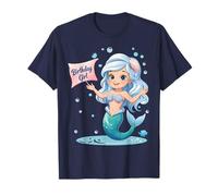 Cute Cartoon Mermaid for Toddlers Kids Youth Girls Birthday T-Shirt