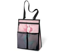 Cute Cartoon Mermaid Shower Bag Portable Tote Shower Caddy Bags Hanging Toiletry Organizer for Travel Gym Camp Beach Bathroom Dorm Room