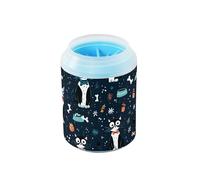 Cute Cartoon Mr Cat Blue Portable Pet Foot Washer Soft Silicone Brush Feet Grooming Supplies Gently Cleans Paws After Walks