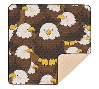 Cute Cartoon Owl Bird Soft Thick Baby Activity Play Mat for Floor Cozy Breathable Foldable Infant Play Activity Mat for Baby Kids Toddlers Infants, 50'' x 50''tapete para juegos de