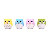 Cute Cartoon Owl Handheld Pencil Sharpener Manual Twin Metal Double Sharpening for Colored Art Pencils Pencil Sharpeners Hole Cartoon Owl Handheld Sharpeners Manual Twin Metal