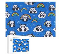 Cute Cartoon Panda Funny Jigsaw Puzzles Wooden Picture Puzzle for Adults Home Decors Gift