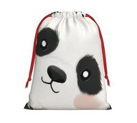 cute cartoon panda Print Drawstring Bag wrap, String Pouches, Premium Packaging Bags for Business & Events S