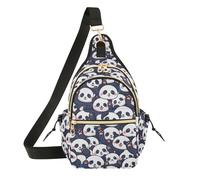Cute Cartoon Panda Sling Pouch Chest Bag for Young Adults