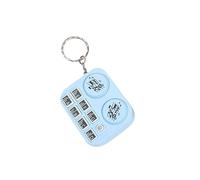 Cute Cartoon Pattern Mini Handheld Whack A Mole Game Machine Keychain With Decompression Play Toy For Kids And Adults Coated Keychain Pendant Disk Player Design (A, One Size)