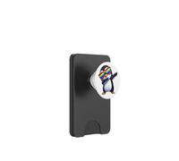 Cute Cartoon Penguin Dabbing with Rainbow Sunglasses PopSockets PopWallet for MagSafe