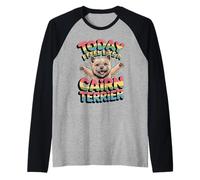 Cute Cartoon Pet Dog Breed Today I Feel Like a Cairn Terrier Raglan Baseball Tee
