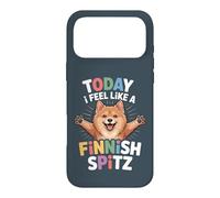 Cute Cartoon Pet Dog Breed Today I feel like a Finnish Spitz Case for iPhone 17 Pro Max