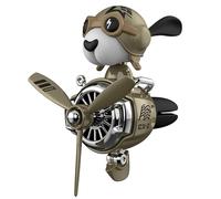 Cute Cartoon Pilot Car Diffuser, Pilot Car Air Freshener Diffuser - Rotating Car Diffuser with Funny Shaking Head for Car Interior Decoration |