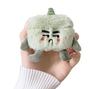 Cute Cartoon Plush Case Compatible with AirPods- Fluffy Protective Cover with Full Enclosure, Soft Skin-Friendly Fabric for Wireless Headphones (Green c Compatible with airpods pro 3)